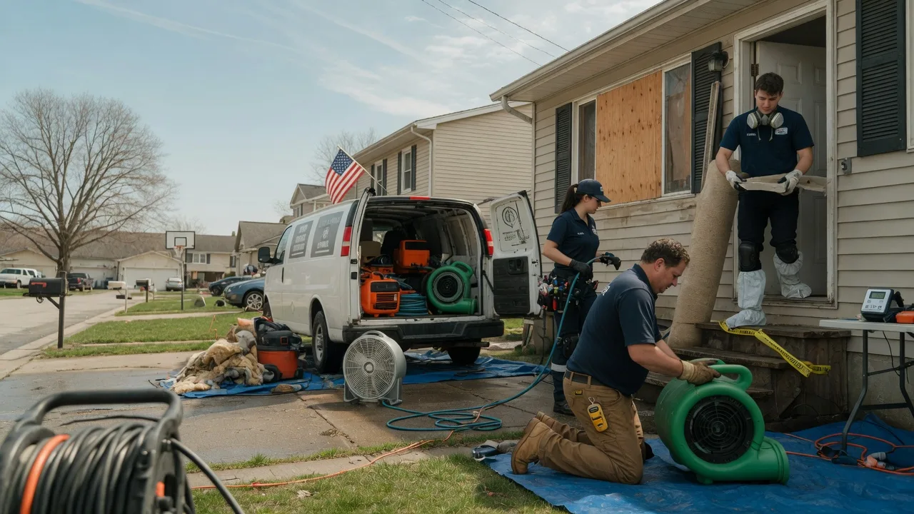 Water Damage Restoration in Bentonville, AR near me